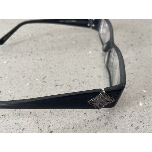 Nicole Miller eyeglasses frames ONLY Eye-Rish Girl Lagoon 52-15-130 black - Picture 8 of 10